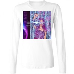 Ladies Relaxed Fit Basic Long Sleeve Tee