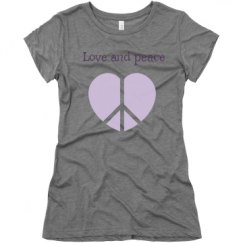Ladies Slim Fit Super Soft Triblend Tee
