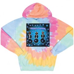 Unisex Tie-Dye Fleece Hoodie