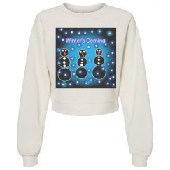 Women's Raglan Pullover Fleece