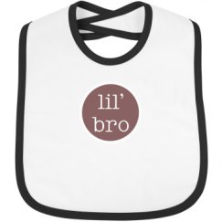 Infant Contrast Trim Bib