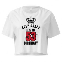 Ladies Festival Cali Crop Top Tee