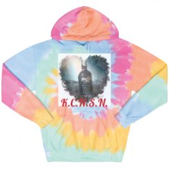 Unisex Tie-Dye Fleece Hoodie