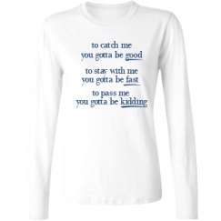 Ladies Relaxed Fit Basic Long Sleeve Tee