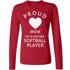 Ladies Relaxed Fit Basic Long Sleeve Tee