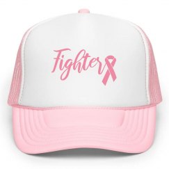 Fighter Breast Cancer Awareness Trucker Hat
