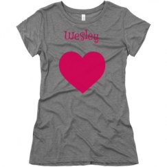 Ladies Slim Fit Super Soft Triblend Tee