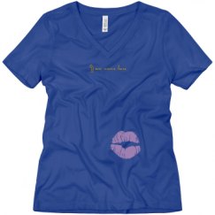 Ladies Relaxed Fit V-Neck Tee