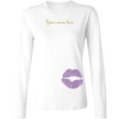 Ladies Relaxed Fit Basic Long Sleeve Tee