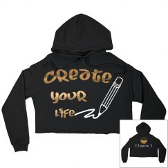 EBIP Create Your Life Crop Top Hoodie