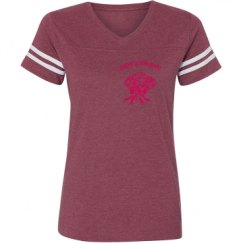 Ladies Relaxed Fit Vintage Sports Tee