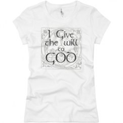 Ladies Slim Fit Basic Promo Jersey Tee