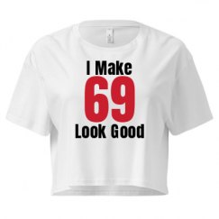 Ladies Festival Cali Crop Top Tee