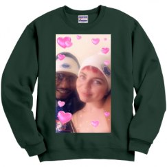 Unisex Film and Foil Crewneck Sweatshirt