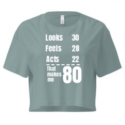 Ladies Festival Cali Crop Top Tee