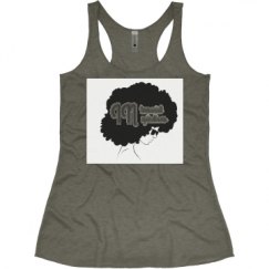 Ladies Slim Fit Super Soft Racerback Triblend Tank