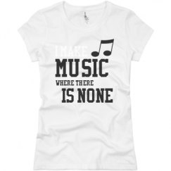 Ladies Slim Fit Basic Promo Jersey Tee