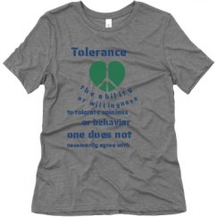 Ladies Relaxed Fit Super Soft Triblend Tee