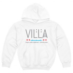 Kids Villa Chicago Skyline Logo Hoodie