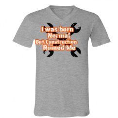 Unisex V-Neck Jersey Tee