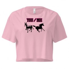 Ladies Festival Cali Crop Top Tee