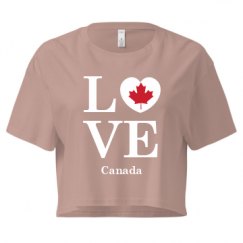 Ladies Festival Cali Crop Top Tee