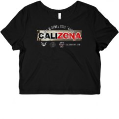 Ladies Slim Fit Crop Top Tee