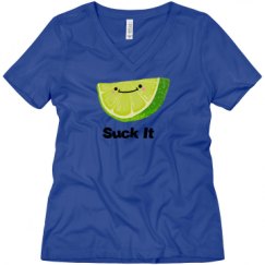 Ladies Relaxed Fit V-Neck Tee