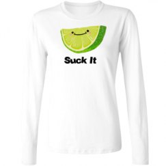 Ladies Relaxed Fit Basic Long Sleeve Tee