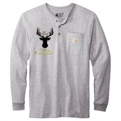 Unisex Carhartt Long Sleeve Henley Tee