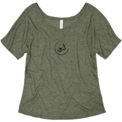 Ladies Flowy Slouchy Tee