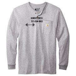 Unisex Carhartt Long Sleeve Henley Tee 
