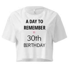 Ladies Festival Cali Crop Top Tee