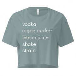 Ladies Festival Cali Crop Top Tee