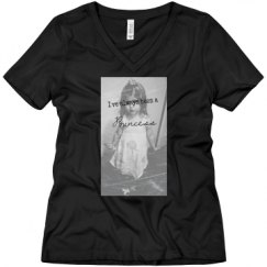 Ladies Relaxed Fit V-Neck Tee