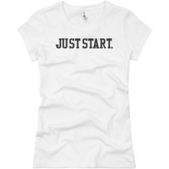 Ladies Slim Fit Basic Promo Jersey Tee