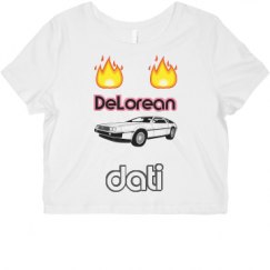 Ladies Slim Fit Crop Top Tee