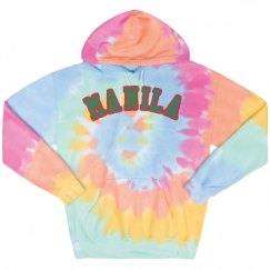 Unisex Tie-Dye Fleece Hoodie