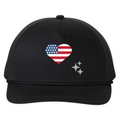 Snapback Five-Panel Rope Hat