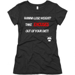 Ladies Slim Fit Super Soft Triblend Tee