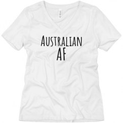 Ladies Relaxed Fit V-Neck Tee