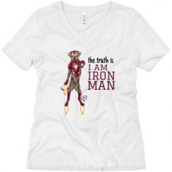 Ladies Relaxed Fit V-Neck Tee