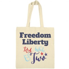 Freedom Liberty - Red, White & Two
