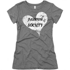 Ladies Slim Fit Super Soft Triblend Tee
