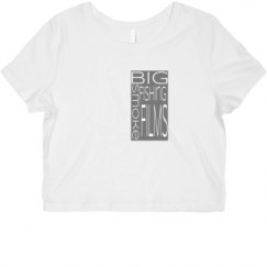 Ladies Slim Fit Crop Top Tee