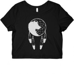 Ladies Slim Fit Crop Top Tee