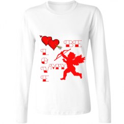 Ladies Relaxed Fit Basic Long Sleeve Tee