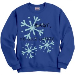 Unisex Film and Foil Crewneck Sweatshirt