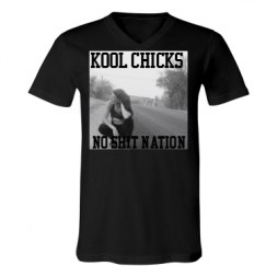 Unisex V-Neck Jersey Tee