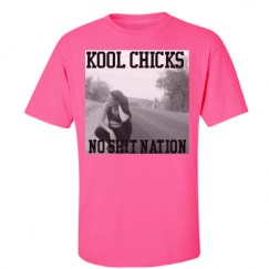 Unisex Ultra Cotton Safety Neon Crewneck Tee